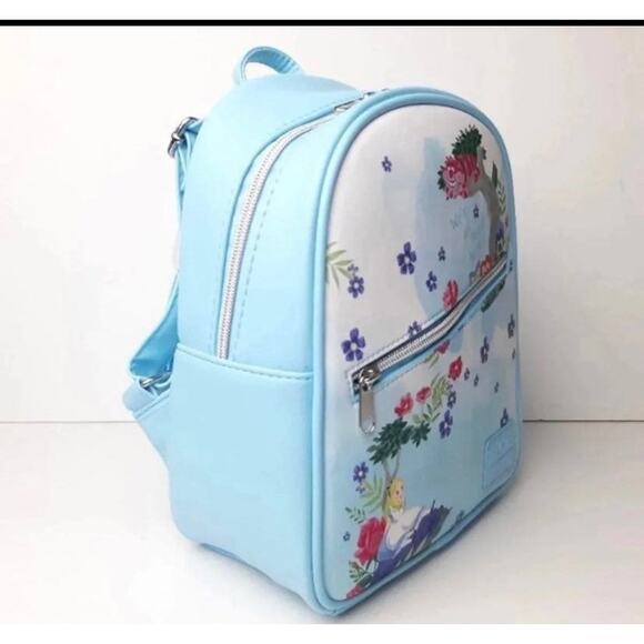 Loungefly Alice in Wonderland mini backpack - Picture 2 of 5